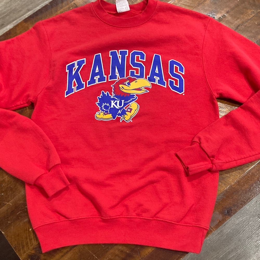 Champion University of Kansas KU sweatshirt S